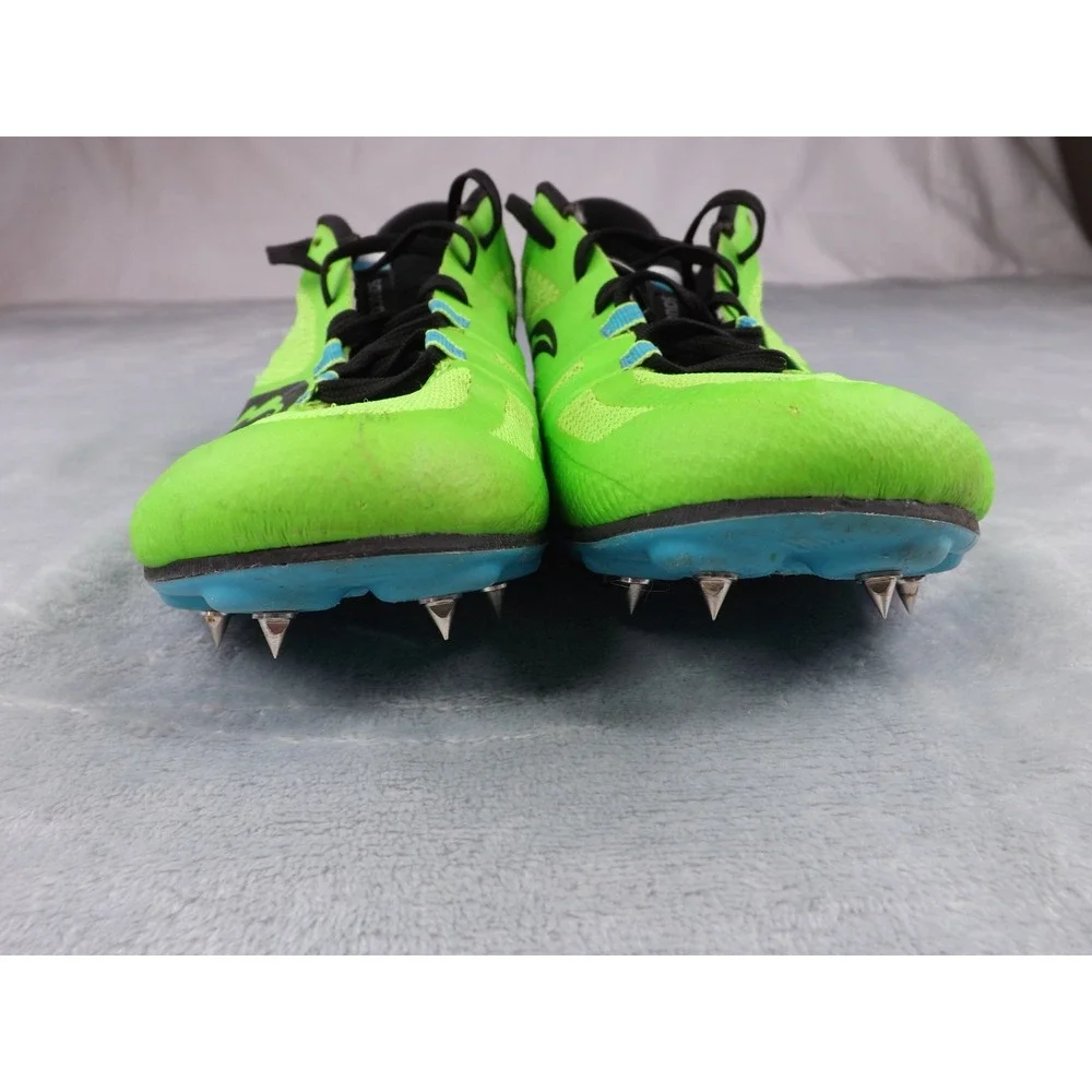 Saucony Vendetta 3 Racing/Running/Track Shoes Men's Size 8.5‎ Green/Black/Blue - Picture 6 of 16
